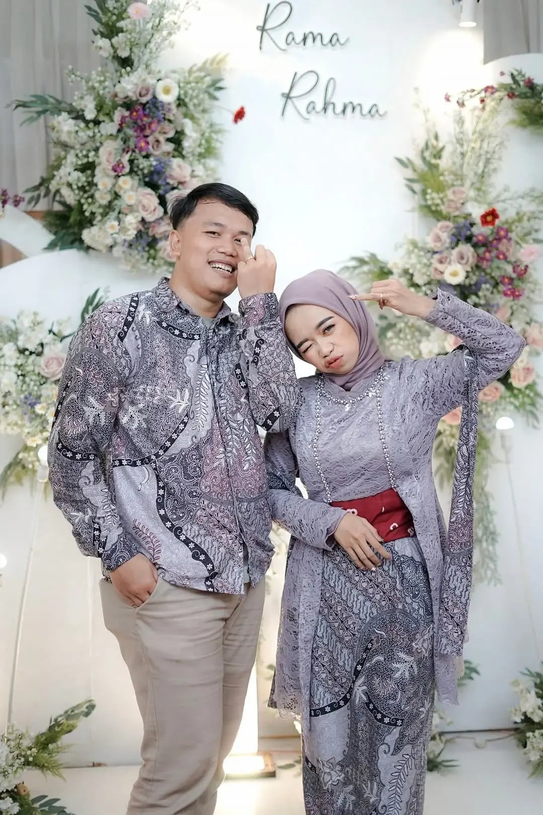 Berkomitmen tunangan Rahma Rama