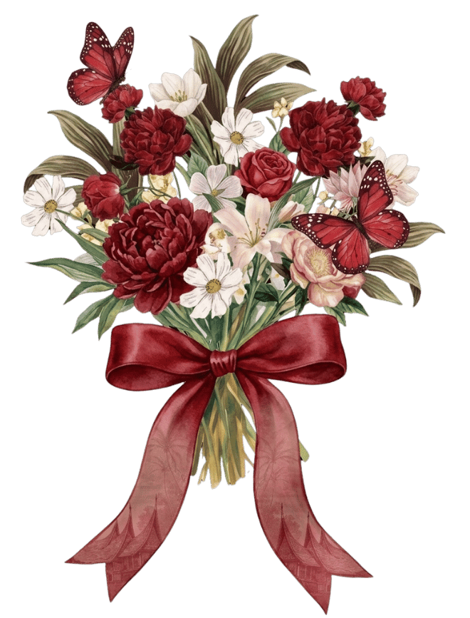 Minang Maroon Bouquet