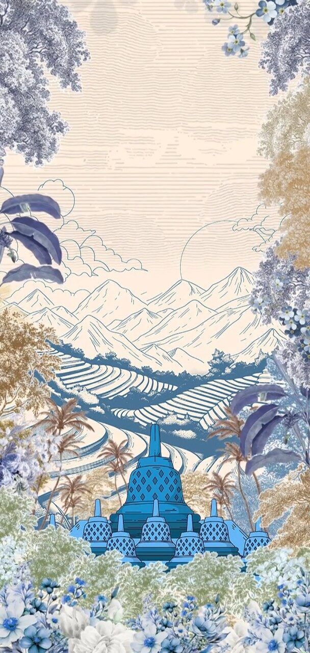 Javanese blue bg