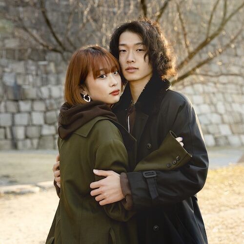 Japanese couple hugging outdoors white day 1 copy